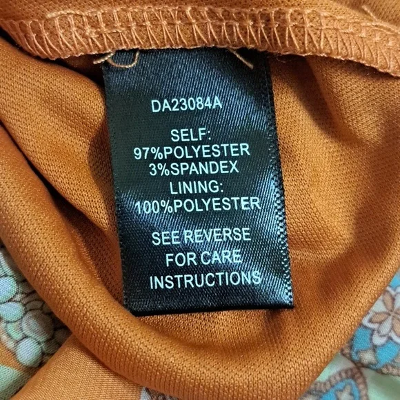 NWT Aakaa Medium LONG Two Layer Elegant Multicolor Maxi Dress - Picture 4 of 6